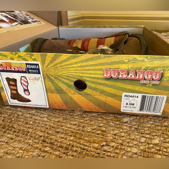 Lady Rebel by Durango Western Work Boot 8.5 - Picture 2 of 7